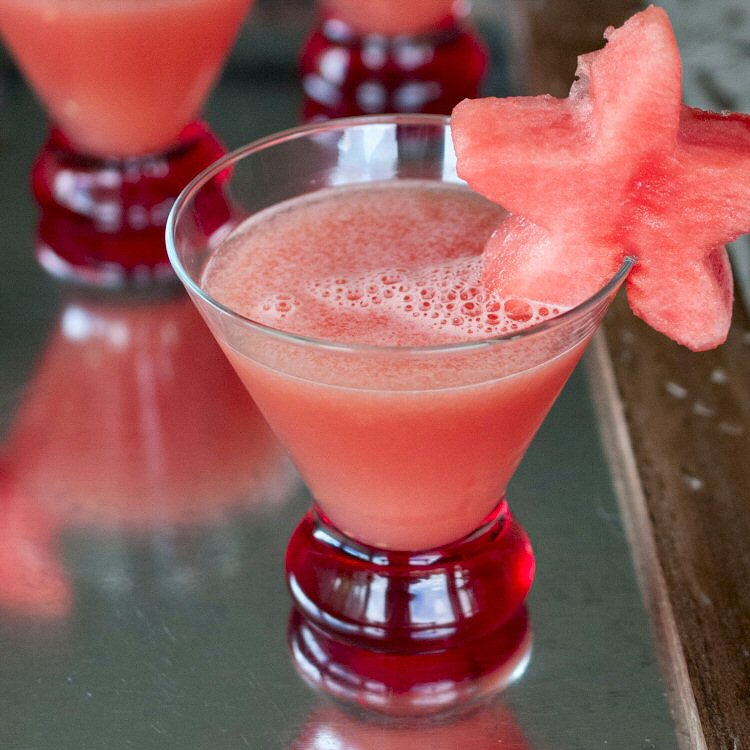 Watermelon Martini Recipe EntertainingCouple